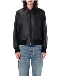 Ami Paris - Leather Jackets - Lyst