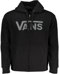 Vans - Sleek Hooded Zip Sweatshirt - Lyst