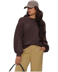Object - Hannah L/S Re Knit Pullover Noos - Lyst
