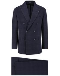 Tagliatore - Double-Breasted Blazer - Lyst
