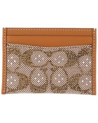 COACH - Crystal Signature Essential Kartenhalter - Lyst