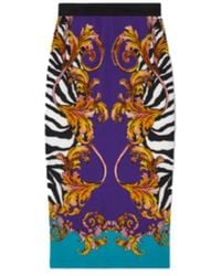 Versace Jeans Couture - Midi Skirts - Lyst