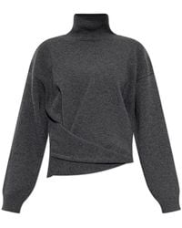 Rohe - Truien & Vesten ,Grijs ,Wol Wool Turtleneck - Lyst