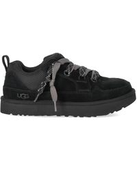 UGG - Schoenen ,Zwart ,Suède Lo Lowmel Sneakers - Lyst