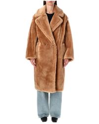 Stand Studio - Sta Studio Coats Beige - Lyst