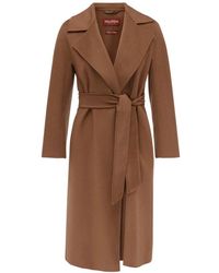 Max Mara - Belted Coats - Lyst