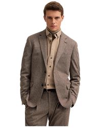 Bugatti - Klassischer Blazer Mit Rippenstruktur - Lyst