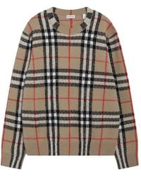 Burberry - Round-Neck Knitwear - Lyst