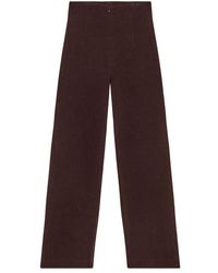 Cortana - Grow, leinen- und viskose-auberginenhose - Lyst
