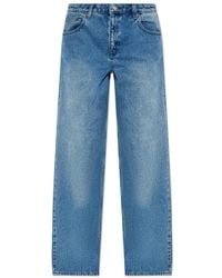 Michael Kors - Jeans ,Blauw ,Katoen Wide-Leg Jeans - Lyst
