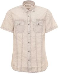 Guess - Besticktes Logo Casual Shirt Mit Taschen - Lyst