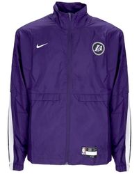 Nike - Coupe-Vent Pour Hommes Nba City Edition Courtside Jacket Loslak Encre/Blanc/Noir - Lyst