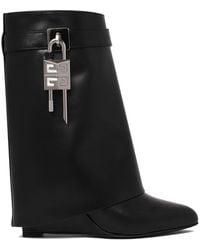 Givenchy - Shark Lock Ankle Boots - Lyst