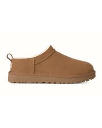 UGG - Schoenen ,Bruin ,Leer Classic Micro Boot - Lyst