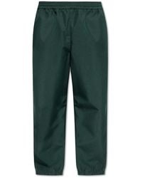 Lacoste - Broeken ,Groen ,Polyester Broek Met Logo - Lyst