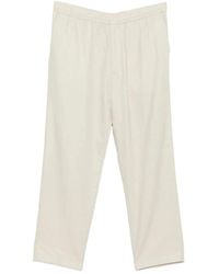 Calvin Klein - Broeken ,Katoen Linnen Katoen Broek Met Trekkoord - Lyst