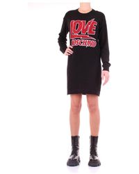 Love Moschino Ws22r11x0683 Gebreide Kleding Van De Vrouw - Zwart