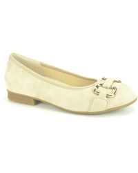 Gabor - Schoenen ,Suède Suède Ballerina Schoenen - Lyst
