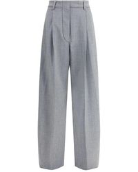 Thelatest - Tapered Trousers - Lyst