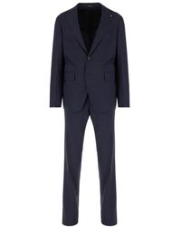 Tagliatore - Kostuums ,Blauw ,Jurken - Lyst