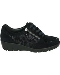 Semler - Schoenen ,Blauw ,Leer Sportieve Lage Blauwe Nubuck Schoenen - Lyst