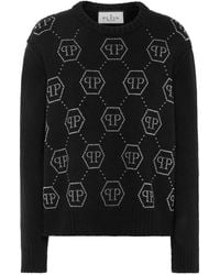 Philipp Plein - Round-Neck Knitwear - Lyst