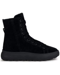 Geox - Schwarze stiefeletten - Lyst