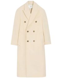 Ami Paris - Double Breasted Lange Jas - Lyst