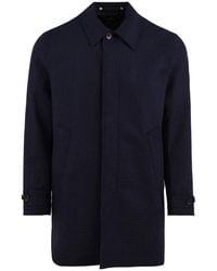 Paul Smith - Wollen Jas Met Ruitdessin - Lyst