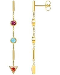 Thomas Sabo - Bunte Stein Ohrringe Mehrfarbig - Lyst