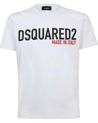 DSquared² - Tops ,Wit ,Katoen Made - Lyst