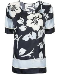 P.A.R.O.S.H. - P.A.R.O..H. ,Overhemden ,Veelkleurig ,Fantasia Blouse - Lyst
