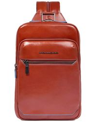 Piquadro - Convertible To Backpack Sling Bag - Lyst