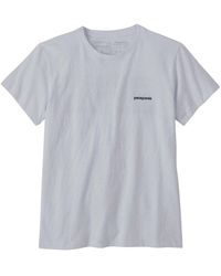 Patagonia - Tops ,Wit ,P-6 Logo Responsibili-Tee - Lyst