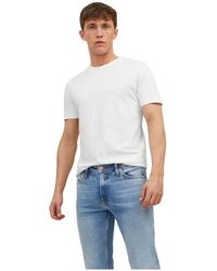 Jack & Jones - Biologisch Katoenen Basic T-Shirt - Lyst