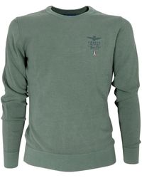 Aeronautica Militare - Round-Neck Knitwear - Lyst