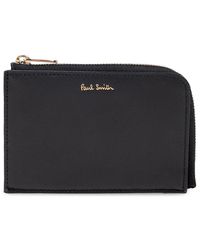 Paul Smith - Accessoires ,Zwart ,Leer Leren Kaarthouder - Lyst