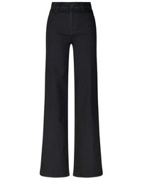FRAME - High-Waist Palazzo Jeans - Lyst
