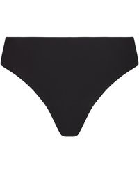 ÉTERNE - Ondergoed ,Zwart ,Nylon Low Rise Thong - Lyst