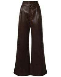 ANDAMANE - Leather Trousers - Lyst