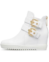 Loriblu - Schoenen ,Wit ,Leer Inner Platform Sneakers - Lyst