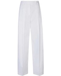 Eleventy - Stretch Baumwollhose Mit Doppelten Bundfalten - Lyst
