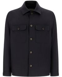 Corneliani - Jassen ,Blauw ,Wol Giacca - Lyst