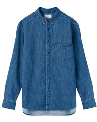 Isabel Marant - Blaue Denim Hemd - Lyst