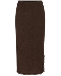 Kaffe - Rokken ,Bruin ,Rokken - Lyst