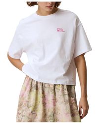 Des Petits Hauts - Oversized Cropped T-Shirt - Lyst