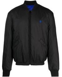 Marcelo Burlon - Jassen ,Zwart ,Reversible Cross Bomber Jacket - Lyst