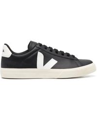 Veja - Campo Chromefree Leather Trainers White - Lyst