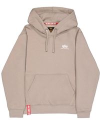 Alpha Industries - Stijlvolle Basic Hoodie Small Logo - Lyst