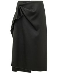 Lanvin - Midi Skirts - Lyst